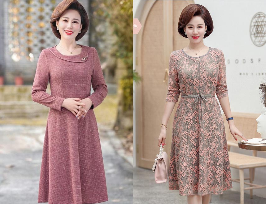 Tổng hợp những mẫu đầm đẹp cho tuổi trung niên Tổng hợp những mẫu đầm đẹp cho tuổi trung niên