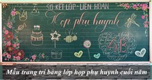 10+ Mẫu trang trí bảng họp phụ huynh đẹp, đơn giản nhất