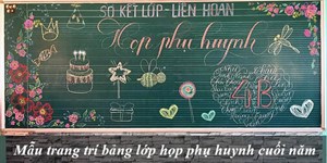 10+ Mẫu trang trí bảng họp phụ huynh đẹp, đơn giản nhất