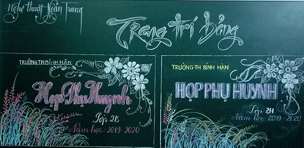 Mẫu bảng họp phụ huynh trang trí đẹp Mẫu bảng họp phụ huynh trang trí đẹp