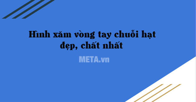 Hình xăm vòng tay chuỗi hạt