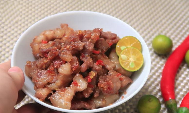 Món thịt chưng mắm tôm Món thịt chưng mắm tôm
