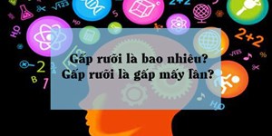 Gấp rưỡi là bao nhiêu? Gấp rưỡi là gấp mấy lần?