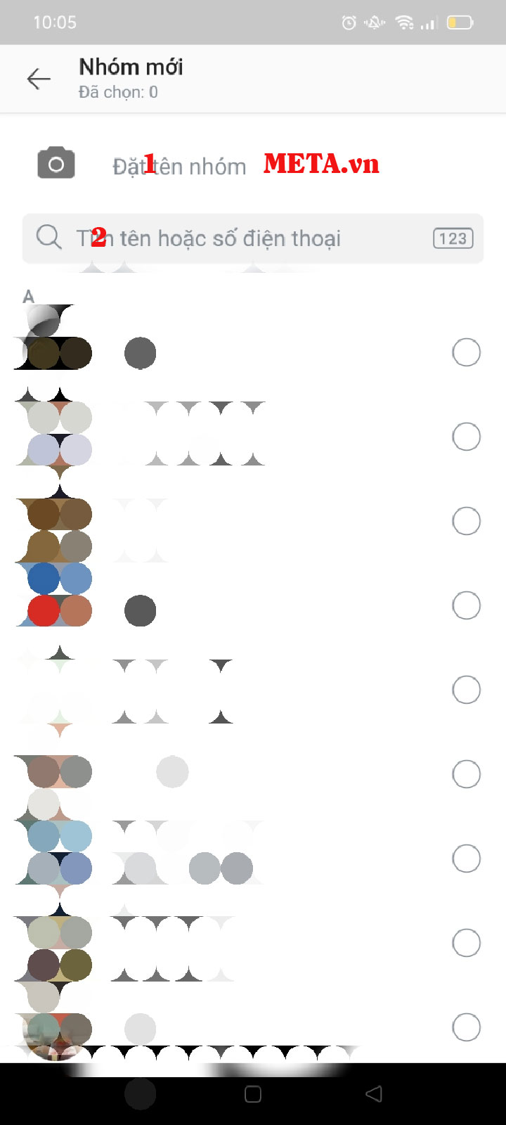 Cách tạo nhóm trên Zalo