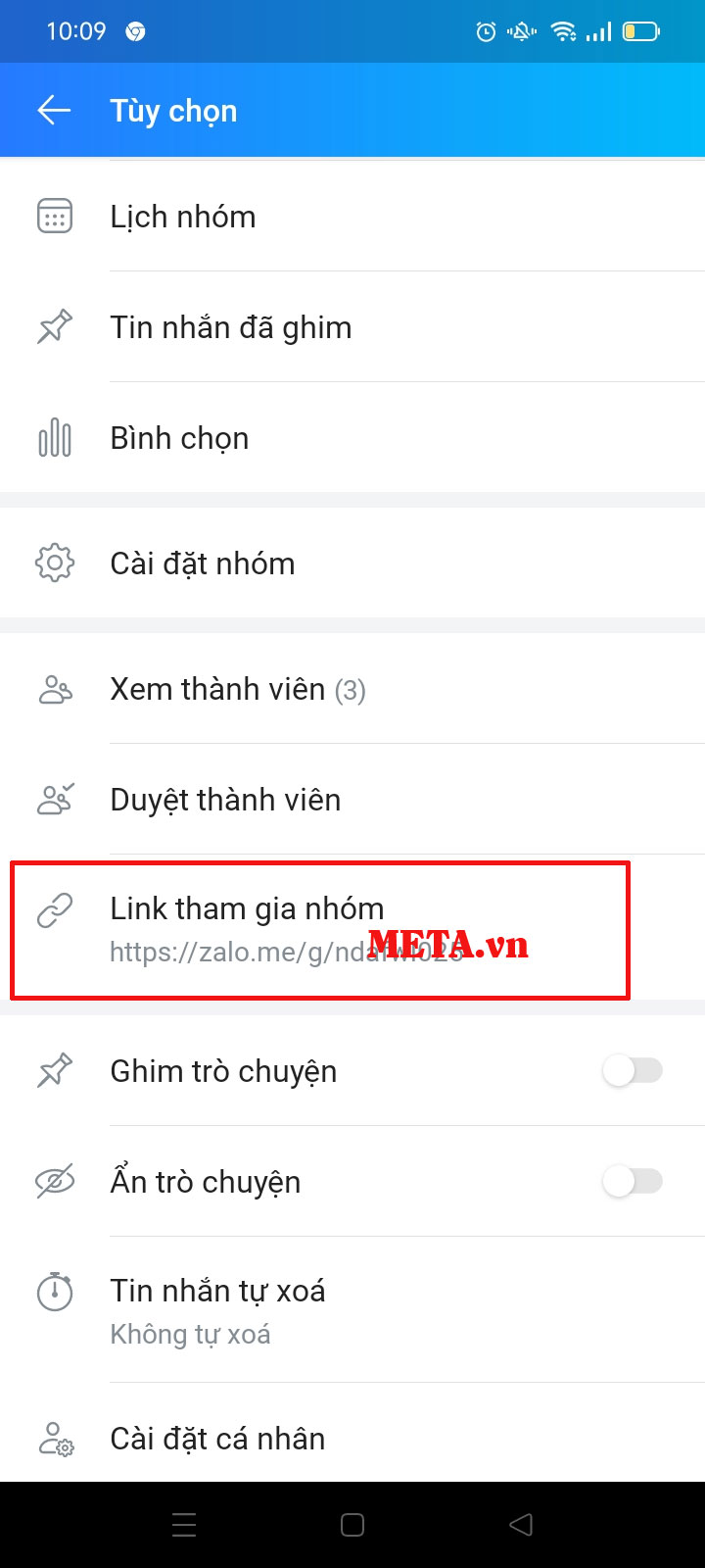 Cách tạo nhóm trên Zalo