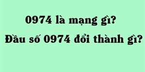 0974 là mạng gì? Đầu số 0974 đổi thành gì?