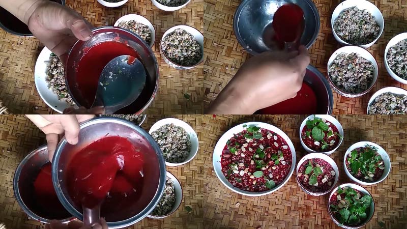 Đánh tiết canh ngan