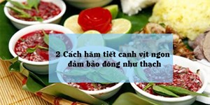 2 Cách hãm tiết canh vịt ngon đảm bảo đông như thạch