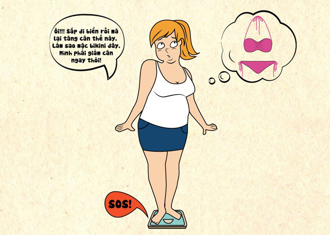 Stt về giảm cân hài hước Stt về giảm cân hài hước