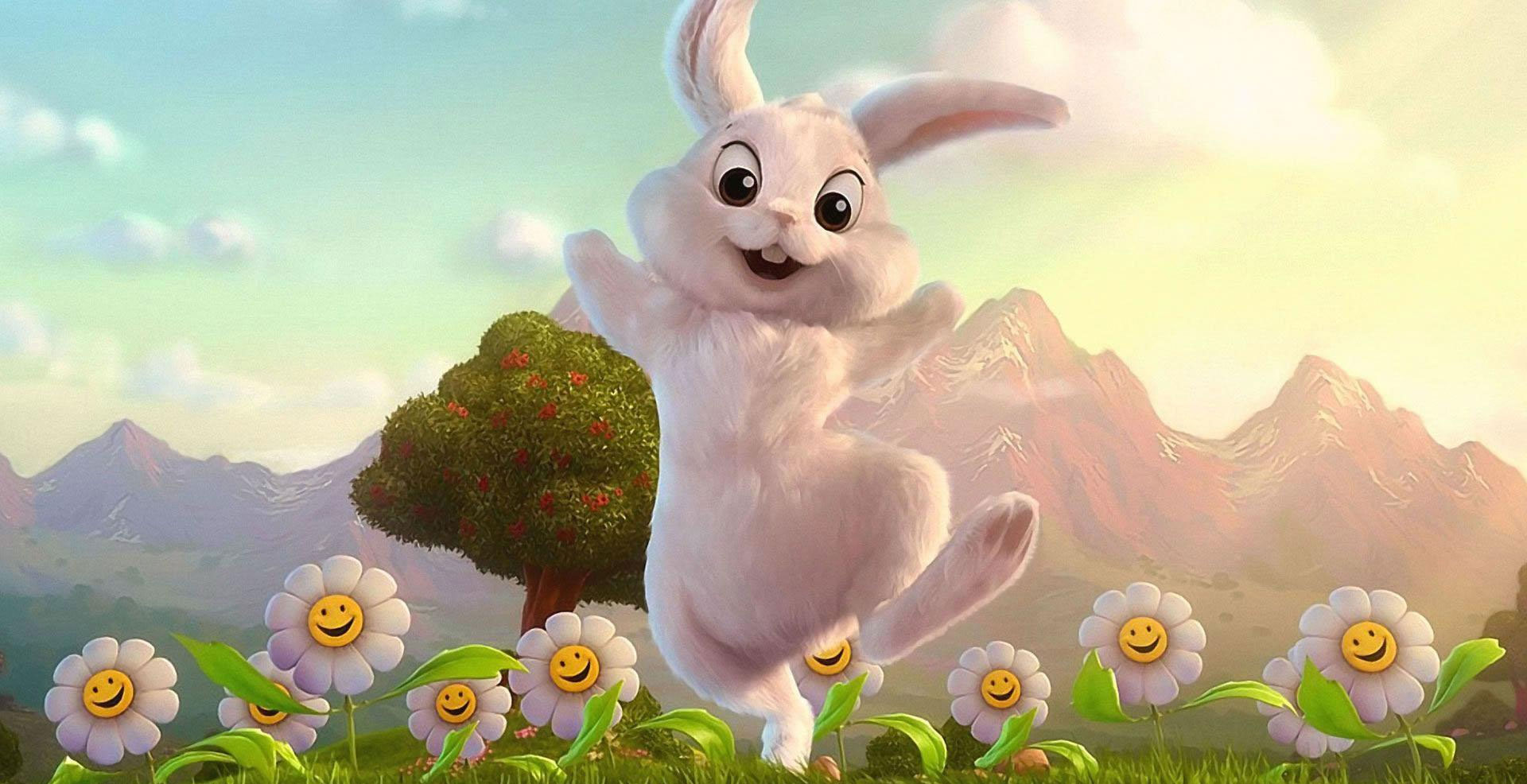 Hình nền thỏ cute, hình thỏ hoạt hình  Hình nền thỏ cute, hình thỏ hoạt hình