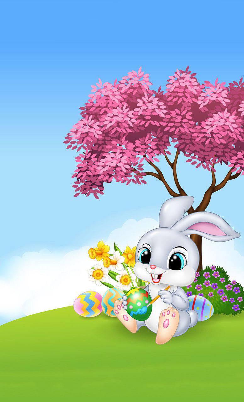 Hình nền thỏ cute, hình thỏ hoạt hình  Hình nền thỏ cute, hình thỏ hoạt hình