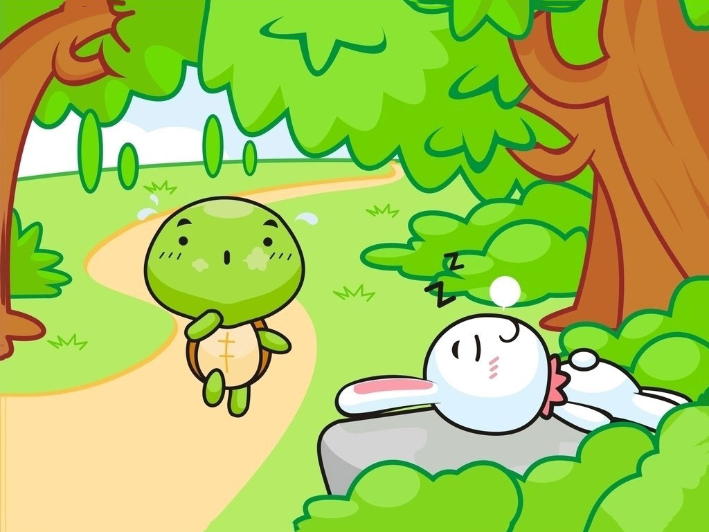 Hình ảnh rùa và thỏ Hình ảnh rùa và thỏ