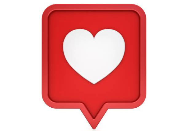 Ý nghĩa trái tim trắng nền đỏ