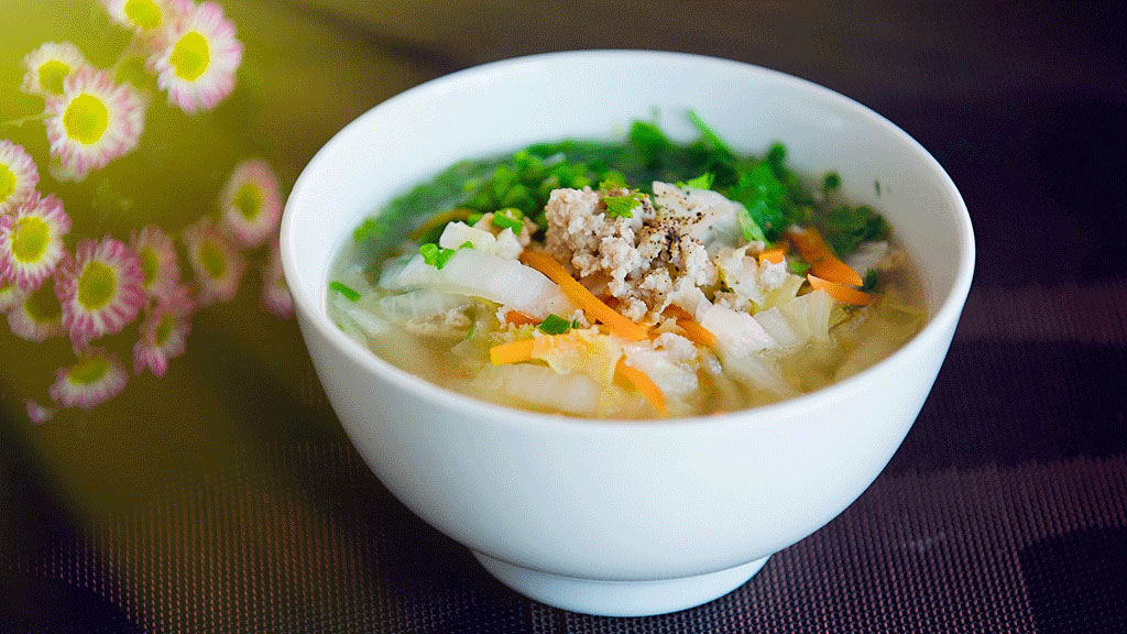 Canh cải thảo