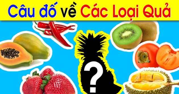 Câu đố về quả