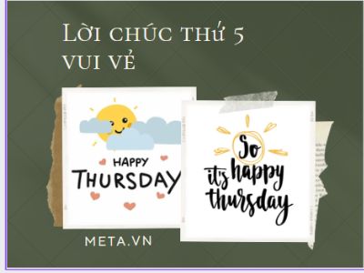 Thứ 5 vui vẻ