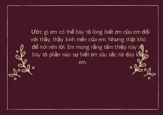 Thiệp chia tay thầy cô đẹp nhất 3 Thiệp chia tay thầy cô đẹp nhất 3