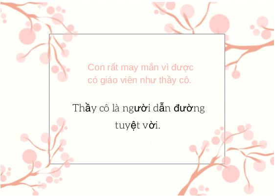Thiệp chia tay thầy cô đẹp nhất 6 Thiệp chia tay thầy cô đẹp nhất 6