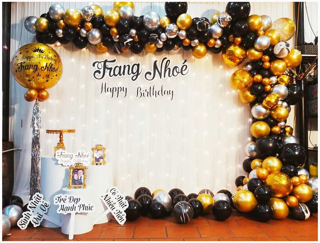 Mẫu background sinh nhật đẹp, sang trọng 3