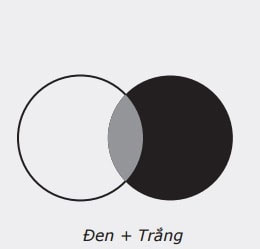 Cách pha màu xám cơ bản nhất