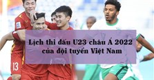 Lịch thi đấu U23 châu Á 2022 của đội tuyển Việt Nam