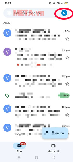 Cách đăng xuất Gmail trên điện thoại