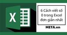 Hướng dẫn đánh số 0 trong Excel đơn giản nhất