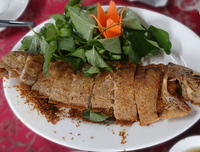 Cá thác lác chiên