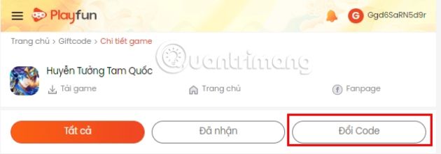 Code Huyễn Tưởng Tam Quốc