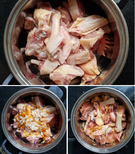 Cách ướp thịt gà nấu xáo