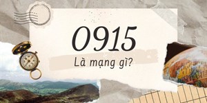 0915 là mạng gì? Đầu số 0915 đổi thành số nào?