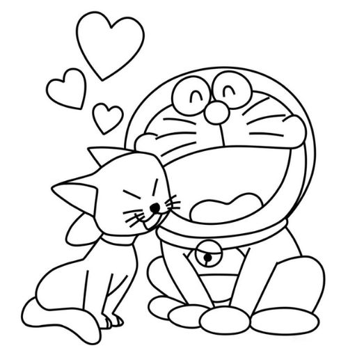 Tranh tô màu Doremon