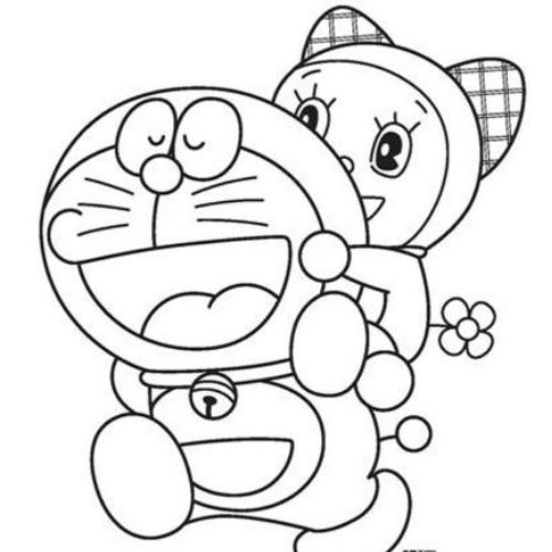 Tranh tô màu Doremon