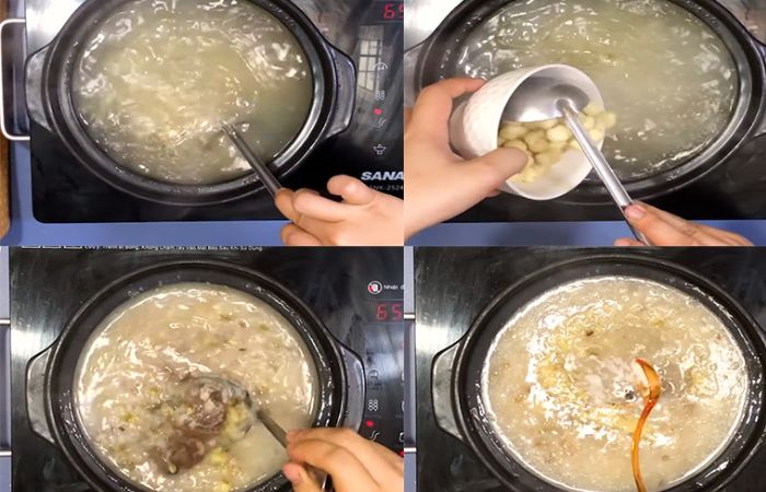 Cách nấu cháo chim bồ câu