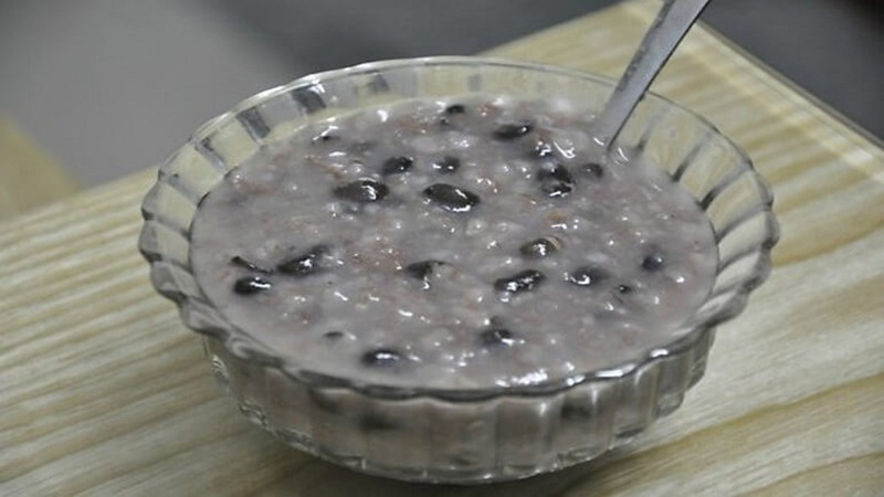 Thành phẩm món cháo đậu đen