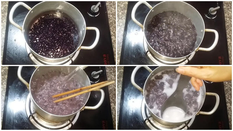 Nấu cháo đậu đen nhanh mềm