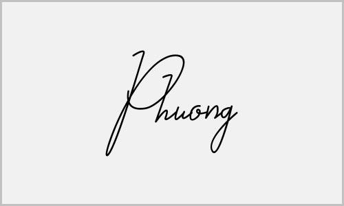 Mẫu chữ ký tên phương