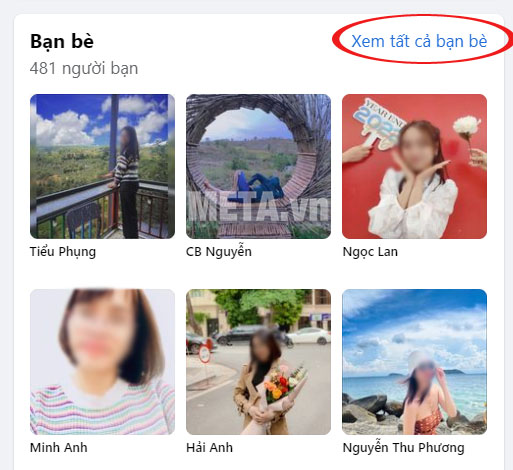 Cách ẩn danh sách bạn bè trên Facebook cho máy tính