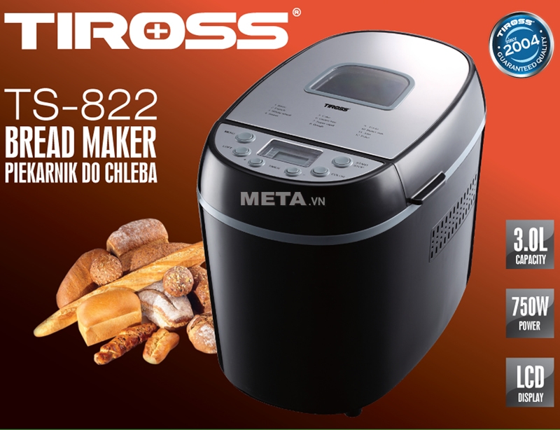 Máy làm bánh mỳ Tiross TS-822