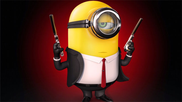 Ảnh nền Full HD tuyệt đẹp Hình nền hoạt hình kẻ cắp mặt trăng Minion đẹp Full HD