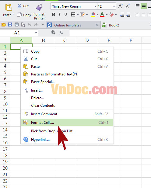 Cách chia 1 ô thành 2 ô trong Excel