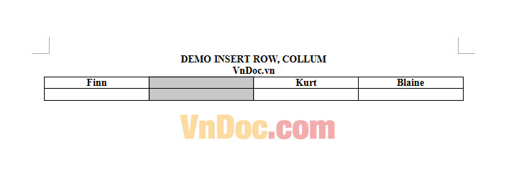 Thêm dòng, cột vào bảng biểu trong Word