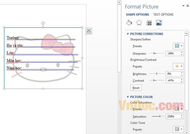 Làm nhãn vở trên Word 2013, 2010, 2007, 2003 Mẫu nhãn vở học sinh