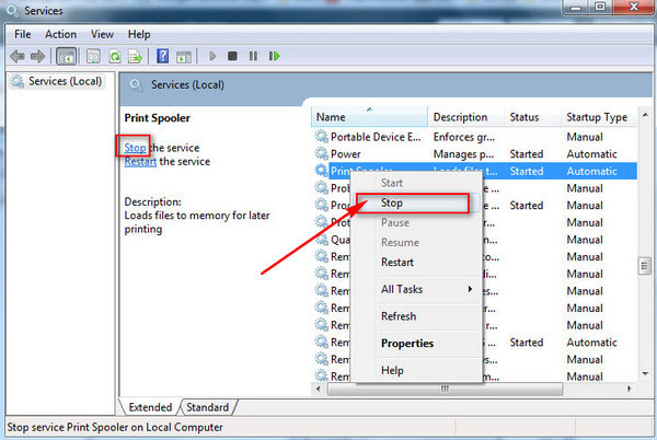Cách hủy lệnh in trong word