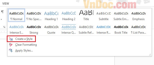Cách tạo cây thư mục trong Word