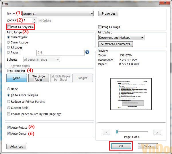 Hướng dẫn cách in File PDF với Foxit Reader và Adobe Reader Cách in File PDF