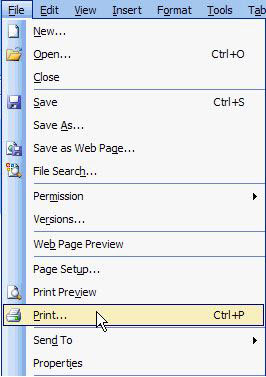 Hướng dẫn cách in văn bản trong Word 2013, 2010, 2007, 2003 In văn bản trong word