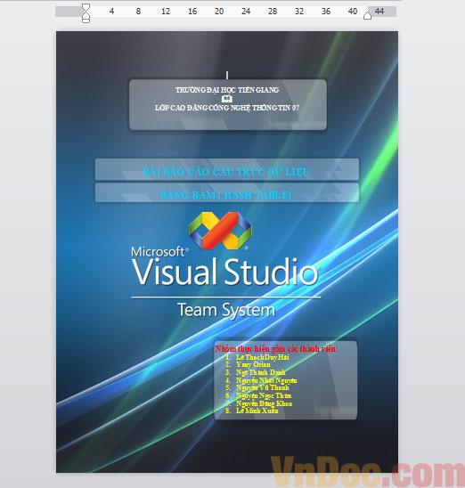 Các mẫu bìa đẹp trong word