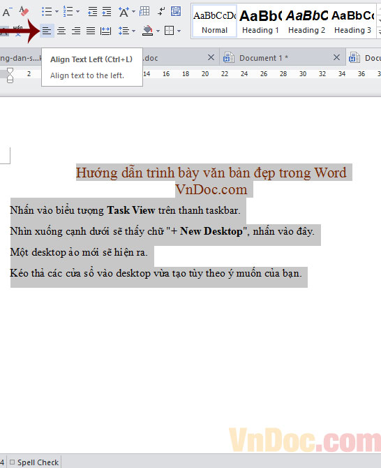 Cách sử dụng Align trong Word Hướng dẫn trình bày văn bản đẹp trong Word