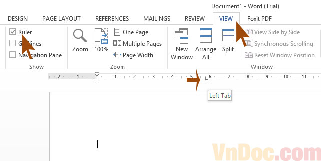 Hướng dẫn cách định dạng Tab trên văn bản Định dạng Tab trong Word